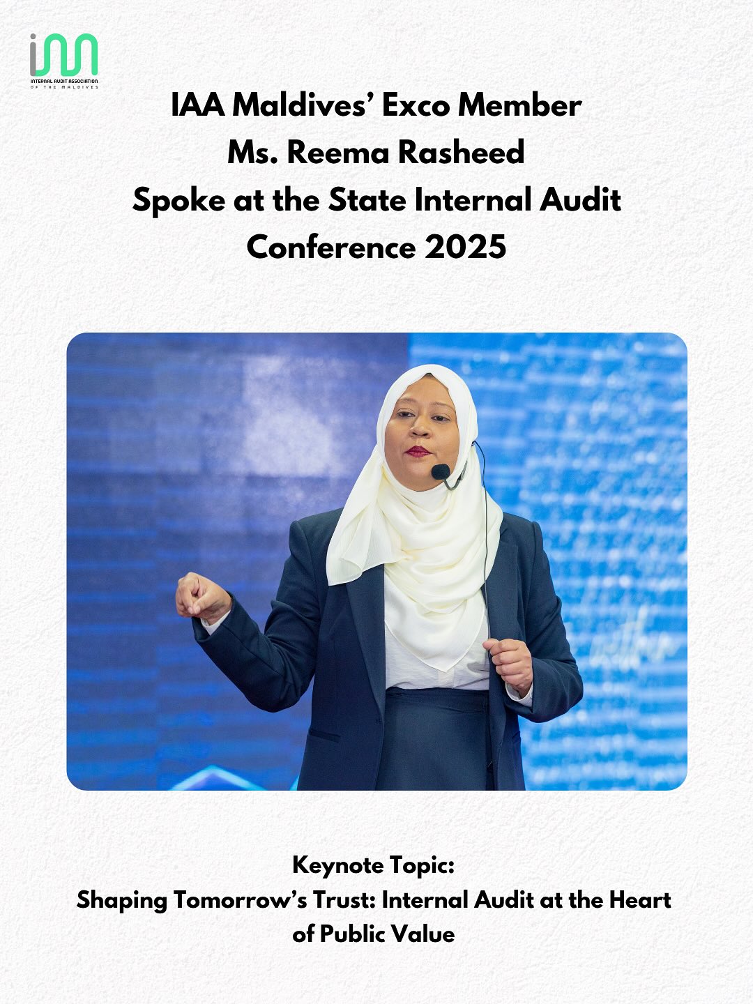 IAA Maldives at the State Internal Audit Conference 2025 — photo 2